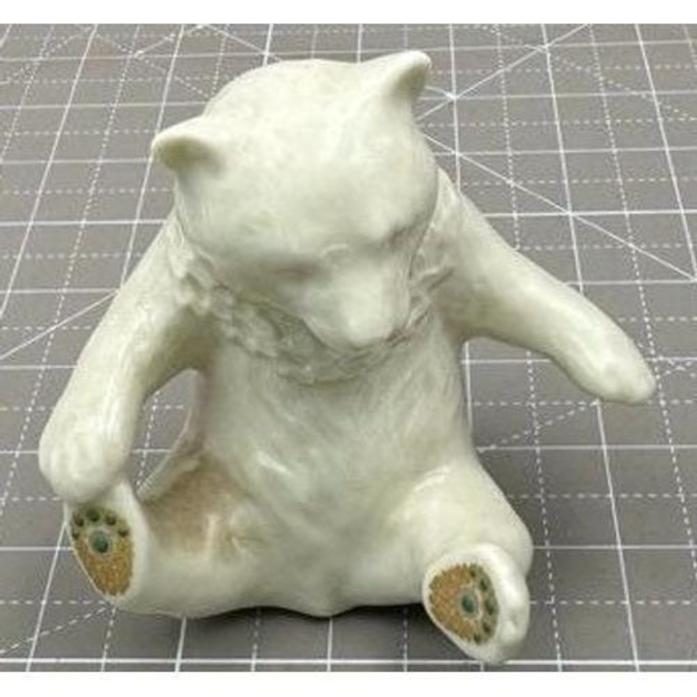 Vintage Lenox Bear China Jewels Collection Sitting Porcelain Figure 3.5"